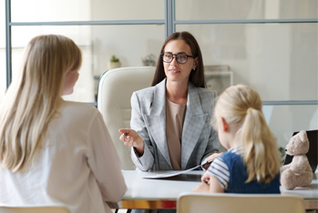 Image showing people talking business