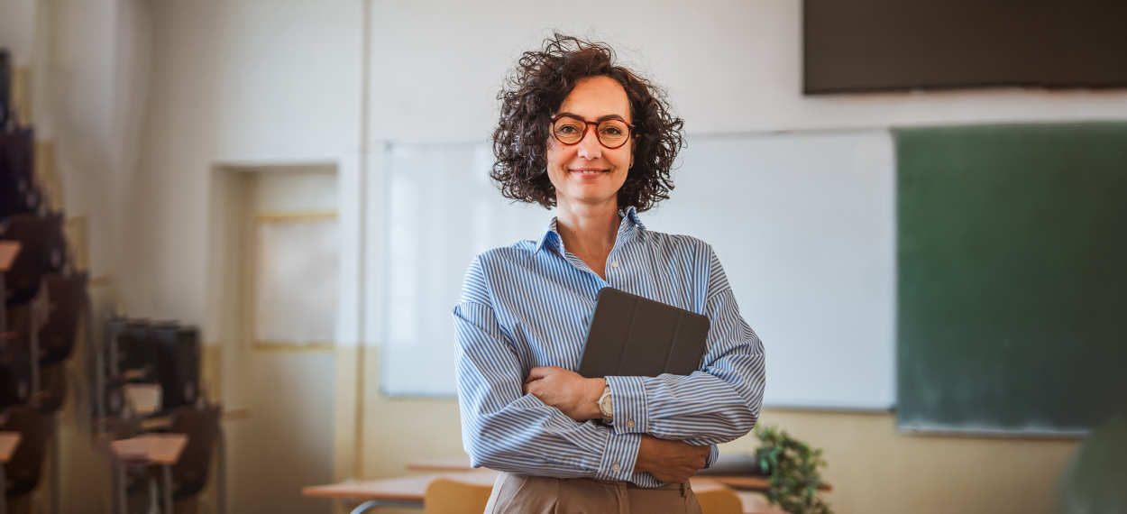 Image showing a teacher in class