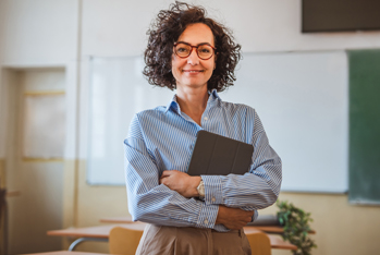 Image showing a teacher in class