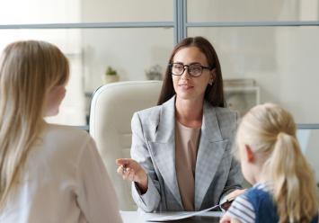 Image showing people talking business