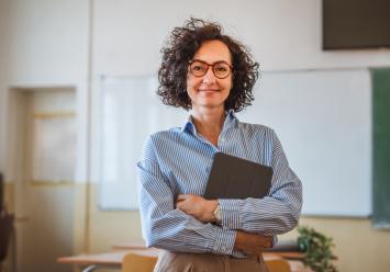 Image showing a teacher in class