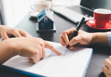 Image showing mortgage documentation
