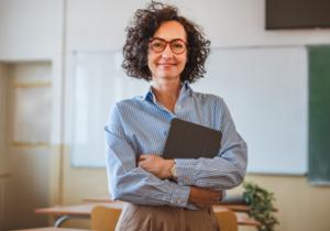 Image showing a teacher in class